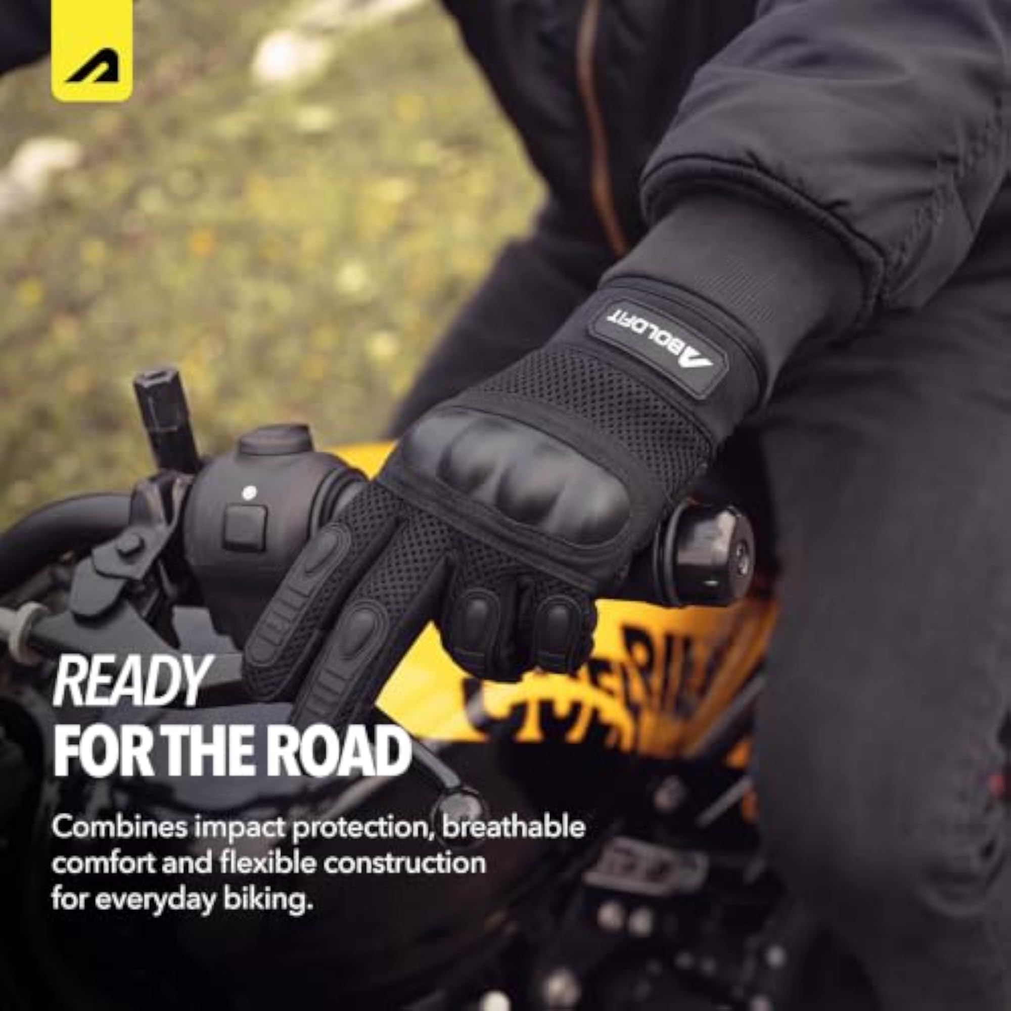 Riding Gloves for Bikers, Touch Screen Breathable Glove